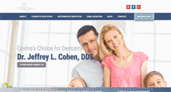 Desktop Screenshot of dentistincovina.com